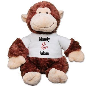 valentines stuffed monkey