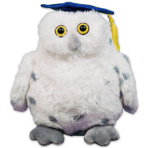 penguin graduation plush