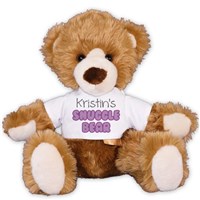 personalised snuggle teddy