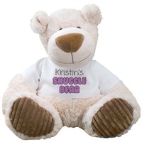 personalised snuggle teddy