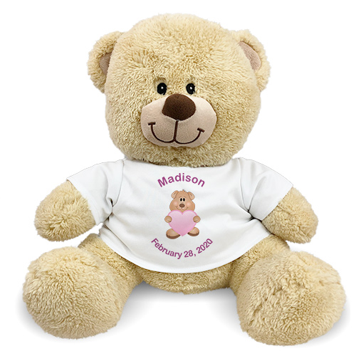 personalized teddy bear for baby girl