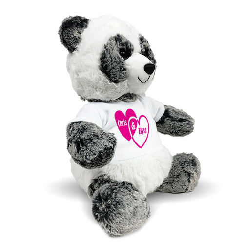 valentine's panda bear stuffed animal