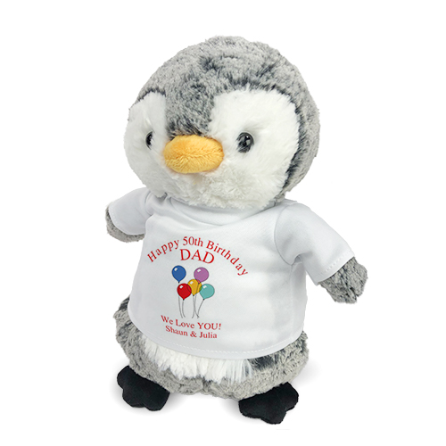 personalized stuffed penguin