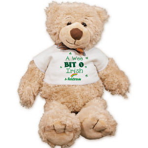 Personalized A Wee Bit O Irish Teddy Bear - 15